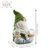 Valery Madelyn Gardening Ornament - Gnome Yoga Time - Earth Fairy Gnome Garden Light - Solar Light - Outdoor Garden Ornament - Garden Decoration - Mot