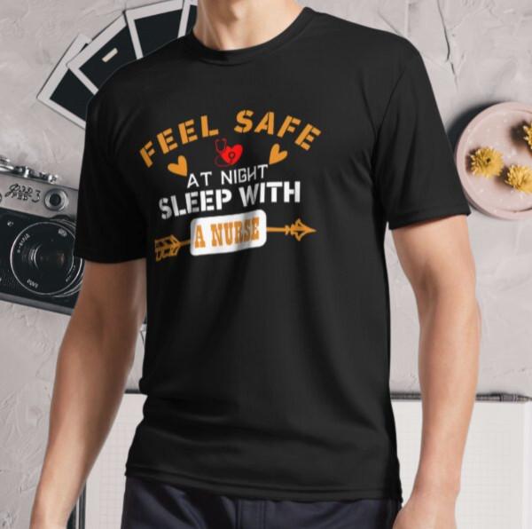 New Shirt Feel Safe At Night Sleep With Active Logo T-Shirt Funny Size S - 5XL L