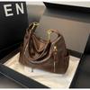 Ielgy Large Capacity Ladies Retro Shoulder Bag Fashion Cross-body Commuter Bag
