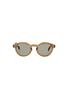 AZUL by Moussy Polygon Shape Free Beige Men's Sunglasses, 251HSB56-180D, Size,