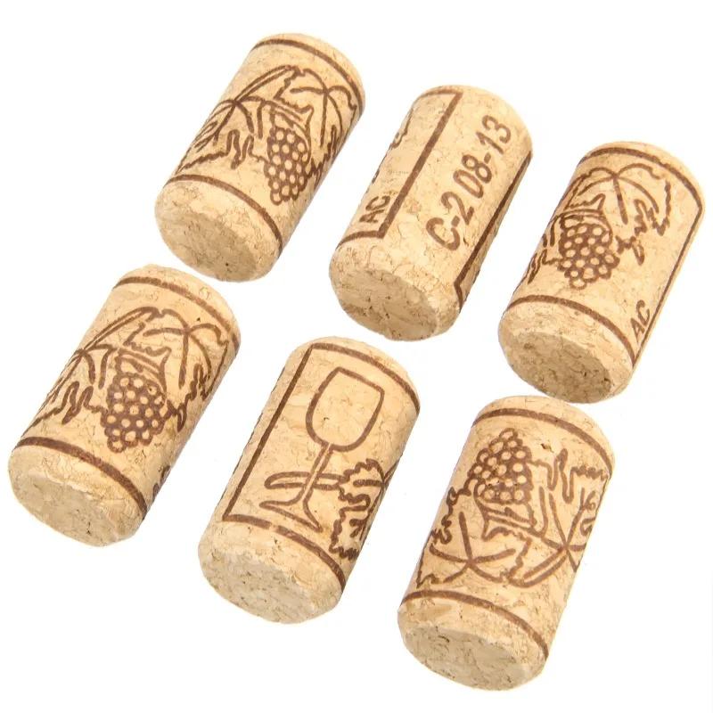 100pcs Wine Corks Bungs Beer DIY Wine Bottle Sealing Stopper Bungs Plug 0.8''x1.6'' Home Brewing Wine Bottle Cork Bungs Supplies