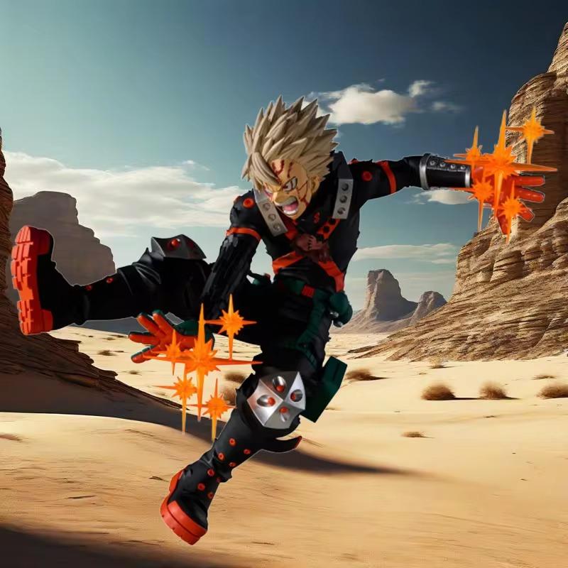 New Banpresto My Hero Academia Anime Bakugou Katsuki MAXIMATIC Original Anime Figure Action Figures Model Figurine Collection