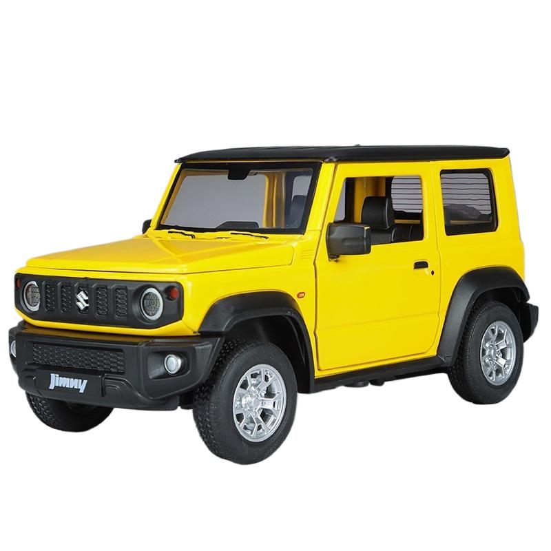 

Масштаб 1/24 Suzuki Jimny Металевий Позашляховик Лита Модель Висока Симуляція Звук Світло Іграшка з Відтяжкою Декоративні Модні Прикраси Подарунки жовтий