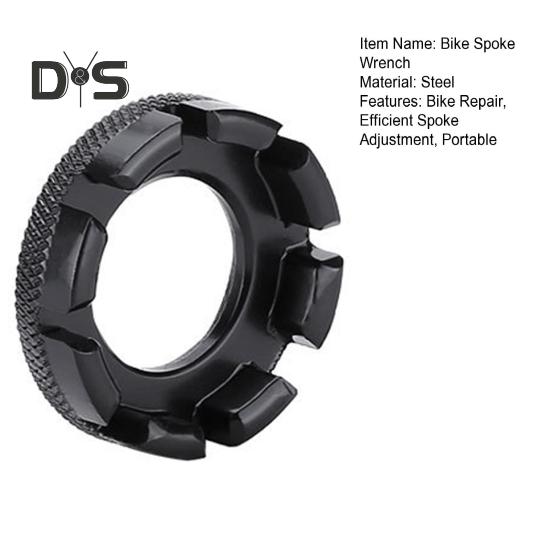 Utensile Chiave per Raggi Bici Acciaio Utensile per Raggi Cerchio Bici Ciclismo Chiave per Raggi per Regolare Riparare Tensione Ruota Bici