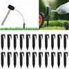 100pcs Ground Spikes Fixing Pins Boundary Nail Tools Boundary Nail Lawn Stake Kit Garden Lawn Netting Camping Home Gardening