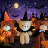 PP-Baumwolle Halloween Plüschanhänger Kawaii Bär Plüschpuppe Rucksack Dekoration