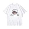 Jujutsu Battle Anime Peripheral Gojo Wu Pure Cotton Cartoon Printed Unisexs and Unisexs Clothing Summer New Short Sleeves