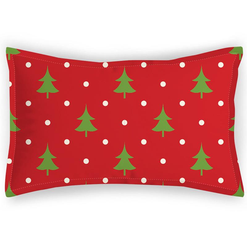 Holiday Printed Pillowcase Christmas Series Digital Printed Holiday Atmosphere Children's Pillowcase Polyester Pillowcase