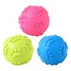 Dog Squeaky Ball Toy Interactive TPR Ball Chew Toy for Aggressive Chewers Puppy Teeth Cleaning Toy for Large Small Dogs