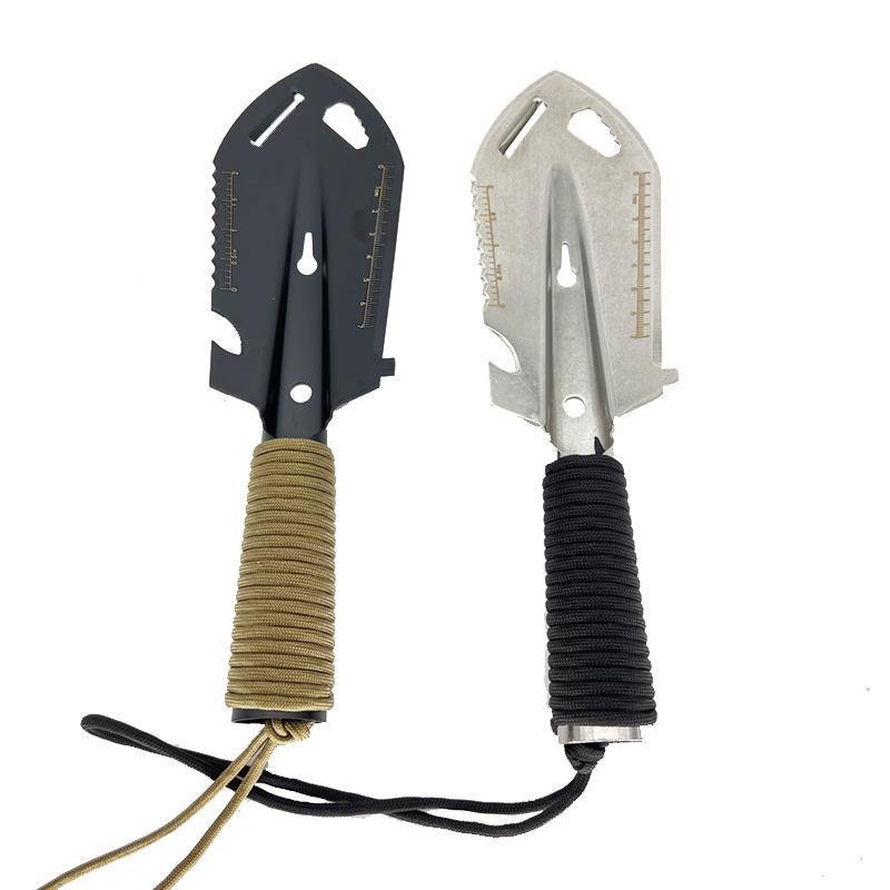 Multi-Functional Portable Stainless Steel Camping Shovel for Gardening and Digging