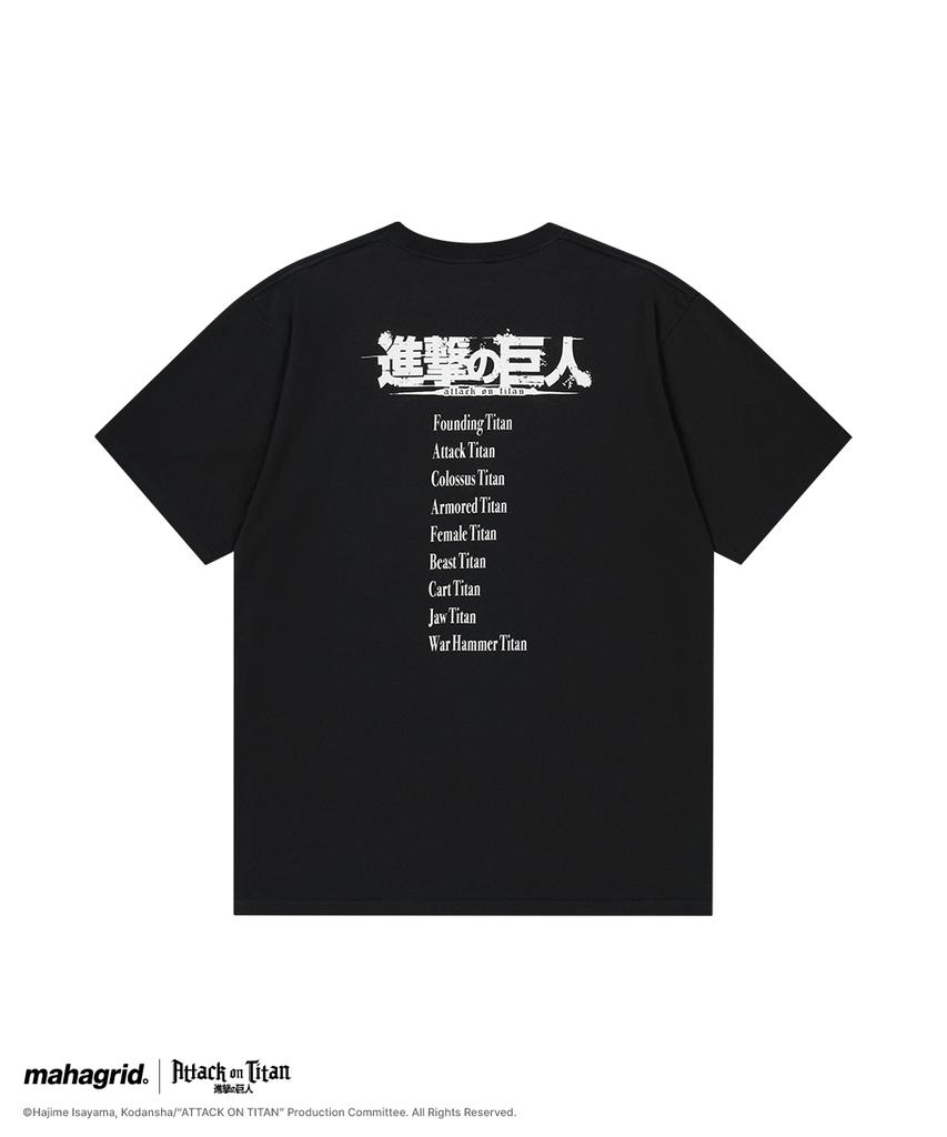 MAHAGRID [Attack On Titan] Levi Scene Tee Black(Mg2Gmmt500T)