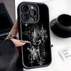 Angel Death Design Phone Case For IPhone 17 Pro Max 16 15 14 Pro Max IPhone 13 Pro Max 11 Plus Silicone Cover