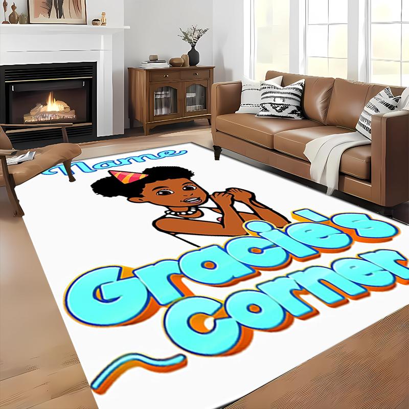 Custom personalization Gracies Corner Area Rug - Perfect For Kitchen, Bathroom,Laundry Room Decor Large Size Available,Gift All Seasons