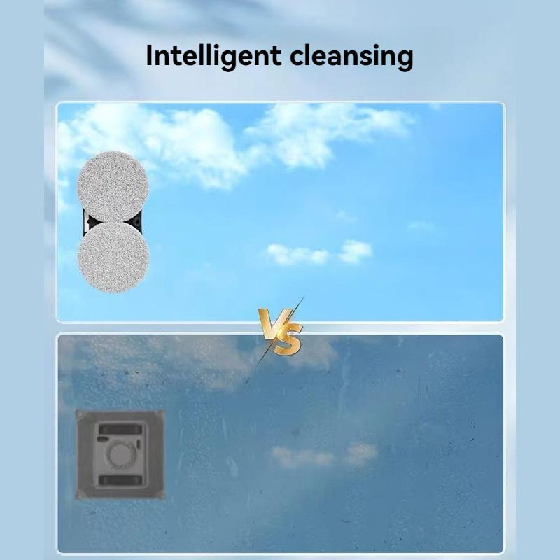 Remote Control Glass Cleaning Machine Electric Automatic Smart Water Spray Window Cleaning Robot High-rise Window Cleaner