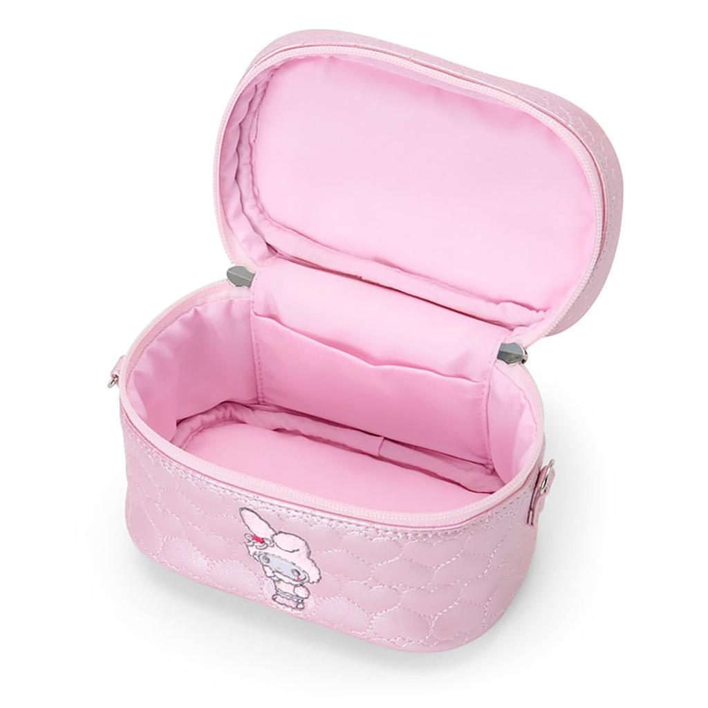 Sanrio Vanity Shoulder Bag Saro Featuring My Made of PU and Zinc Can Be Carried by Hand or Across the Suitable for Ages 3 and Product (Mellow Miusa)