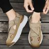 Men's Summer Sandals Non-slip Fashion Comfortable Casual Slip-on Breathable Water Proof Round Toe Platform Flat Heel Summer Main