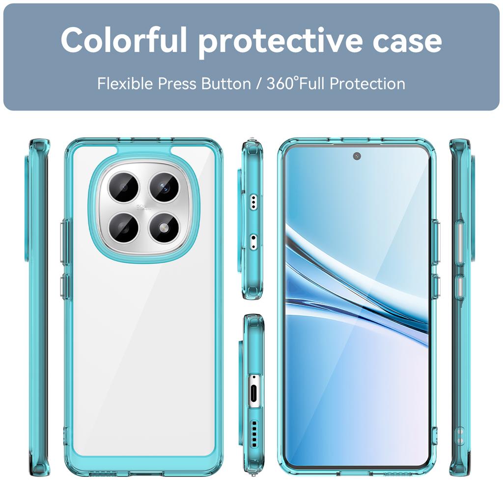 Dla Xiaomi Poco M8 5G/Redmi Note 15 5G (Światowy) Etui TPU + Akryl Ochronne Przezroczyste Pokrowiec na Telefon