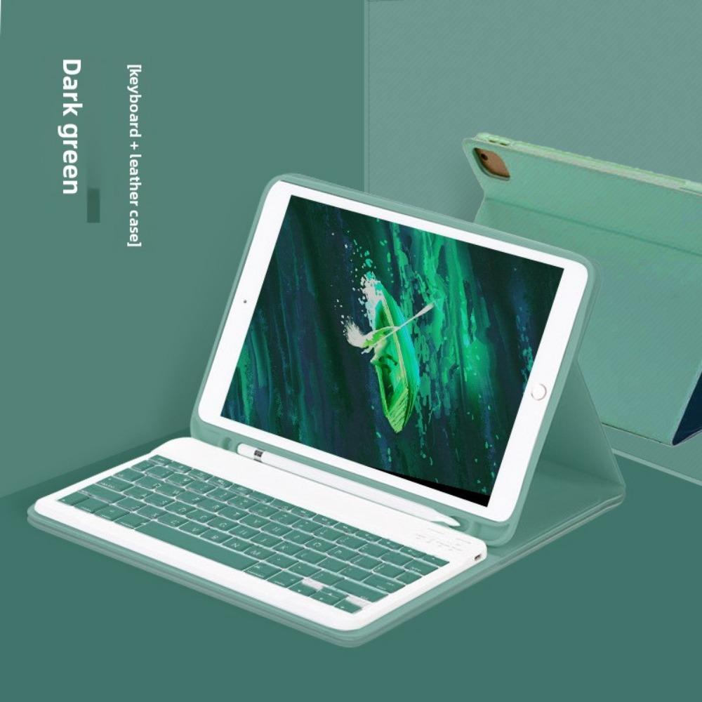 Bluetooth Keyboard Cover Set for iPad Pro 11 2021 with Apple Pencil Slot 10.5 12.9 Protective Case