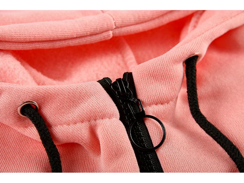 2024 Sporty Casual Women's Hooded Jumpsuit Set