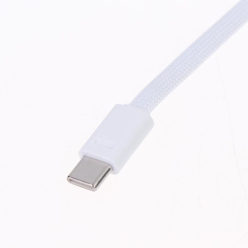 1 stk 60W USB Type C til Type C Kabel Data Kort Kabel For De Fleste Mobiltelefoner Rask Lading USB C til C Kabel Nøkkelring