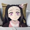 1Pc Nezuko Animation Demo Slayer Blade Pillow Case Square Pillow Bedroom Sofa Leisure Comfortcarlivingroom Home Decoration 40X40