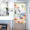 Noren Kobo Noren Snoopy PEANUTS SNOOPY Series Bright and 85cm 150cm 95189 Curtain, Print, Half-Length Curtain, Clear, Wide, Long,