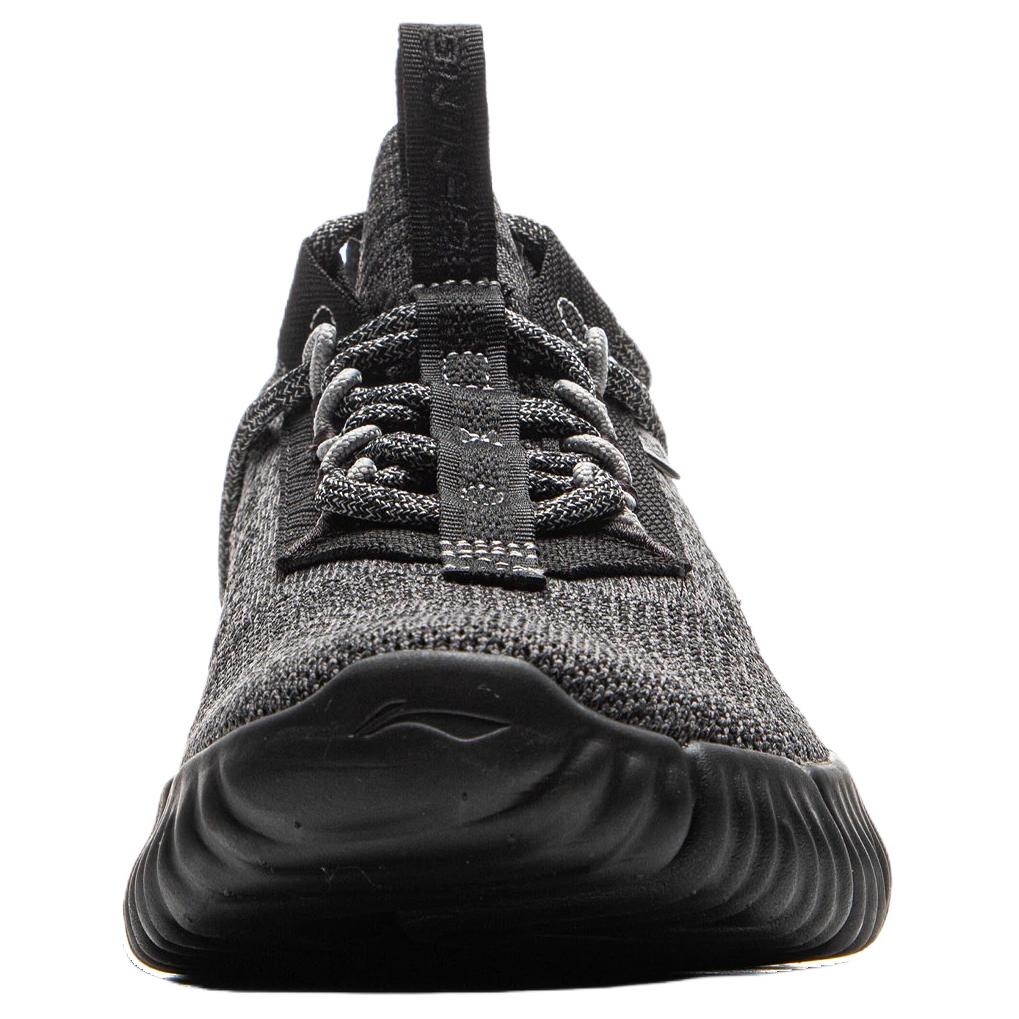 Li-Ning Soft Lightweight Trendy Breathable Low-Top Casual Shoes Men Sneakers Black AGLV143-1