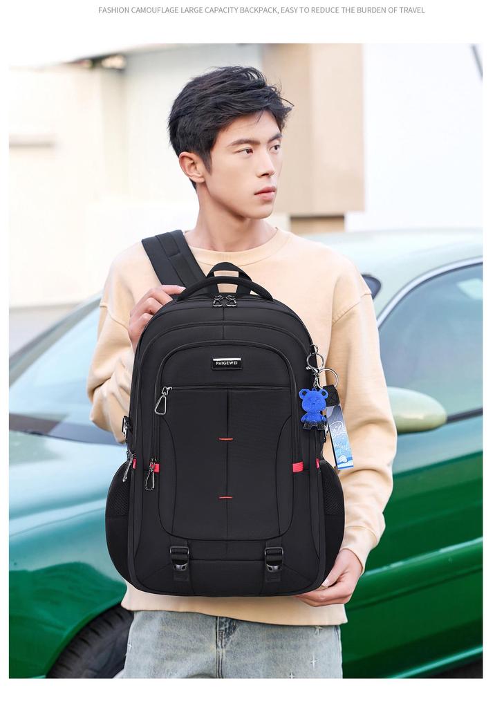 2026 Large Capacity Backpack for Boys - Ergonomic Design for Middle & High School Students