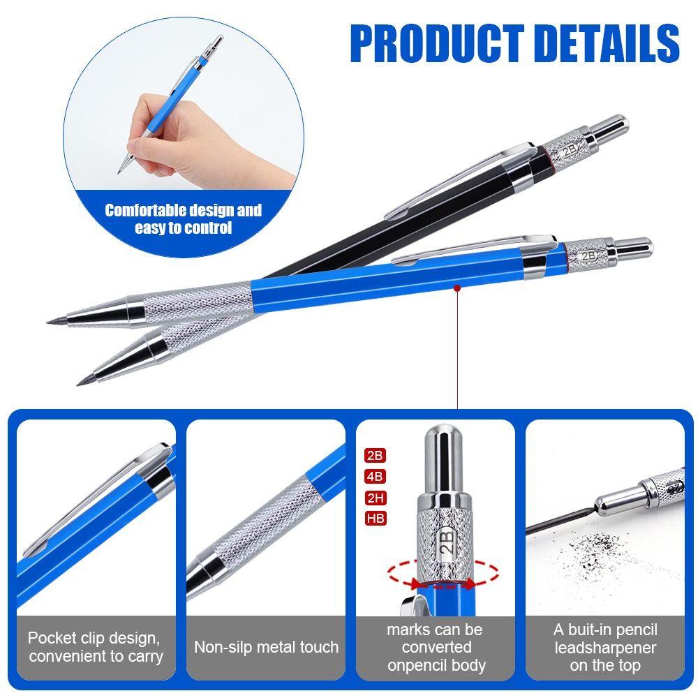 2.0mm Automatic Pencil Drawing Writing Tool Propelling Pencil Mechanical Pencil School Office