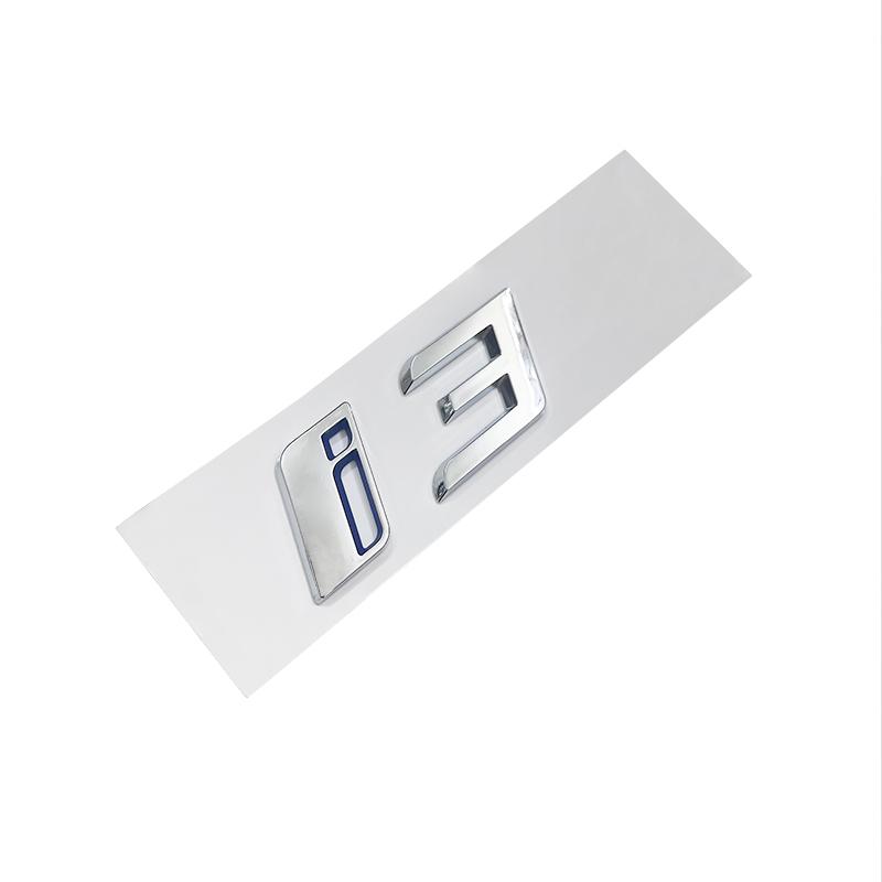 3D Chrome Silver Car Styling Ix I3 I4 I7 iX Ix3 iX4 Ix7 Emblem Decals Sticker for BMW X1 X3 X5 X6 GT Rear Trunk Decoration CD8