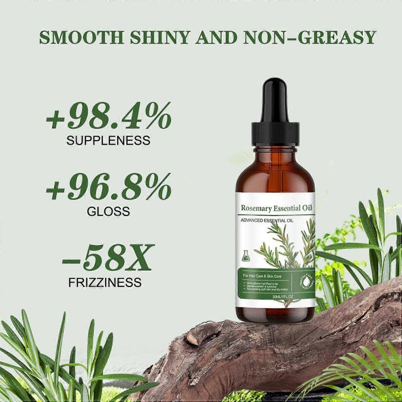 Rosemary Essential Oil For Hair Growth, Skin Care - 100% Pure For Eyebrows, Eyelashes, Nourishes Scalp, Stimulates Hair Growth 30ML