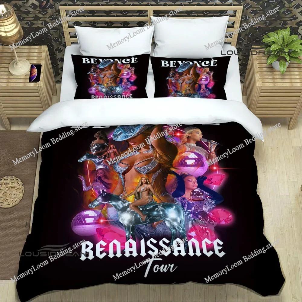 3D Print Beyonce Giselle Knowles Bedding Set Boys Girls Twin Queen King Size Duvet Cover Pillowcase Bed Boys Adult Home Textile