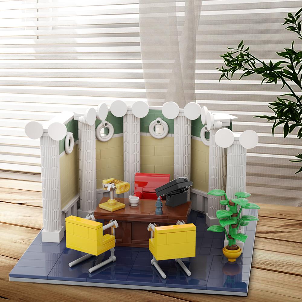 Gobricks MOC Tv Drama Better Call Saul Goodman's Office Breaking Bad Walter White Pinkman Building Block Bricks Toy Kid Gift