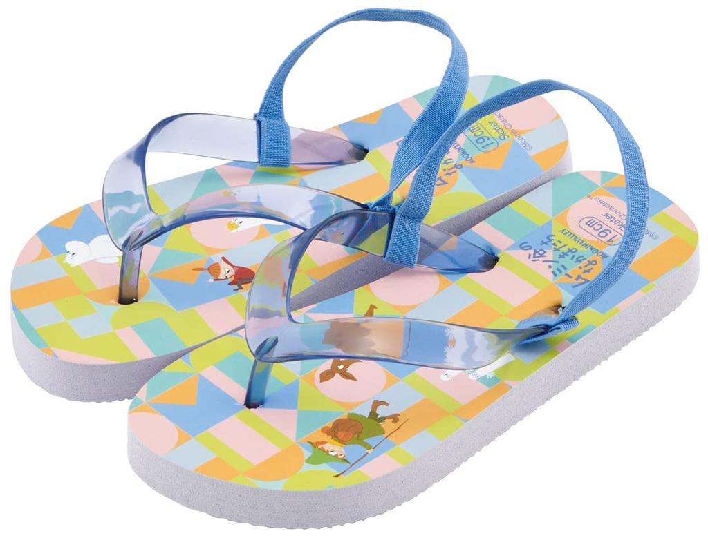 Skater Beach Moomin Size Kids' Sandals, Anime, 19cm, SDBE19-A