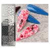 Nail Stamping Plates Exquisite Manicure Nail Art Making Stainless Steel DIY Template Nail Tool for Lady