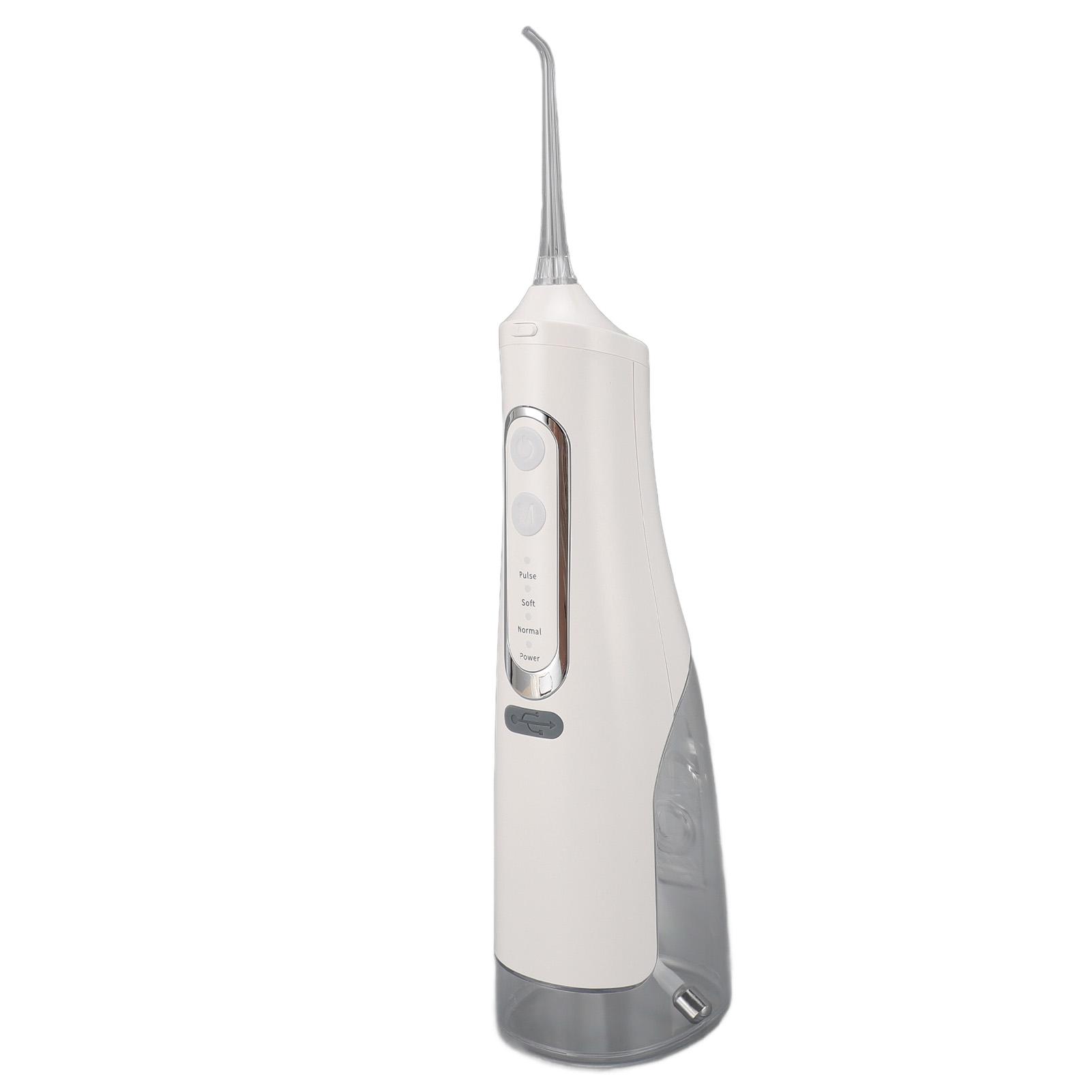 

Беспроводной водный ирригатор для полости рта 310 мл, перезаряжаемый, IPX7, водонепроницаемый, электрический ирригатор для полости рта с 4