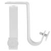 2Pcs Rust-Proof Painted Curtain Rod Brackets for 22Mm Tubes Curtain Rod Holder Blind Support Bracket Wall Mount Elegant Design