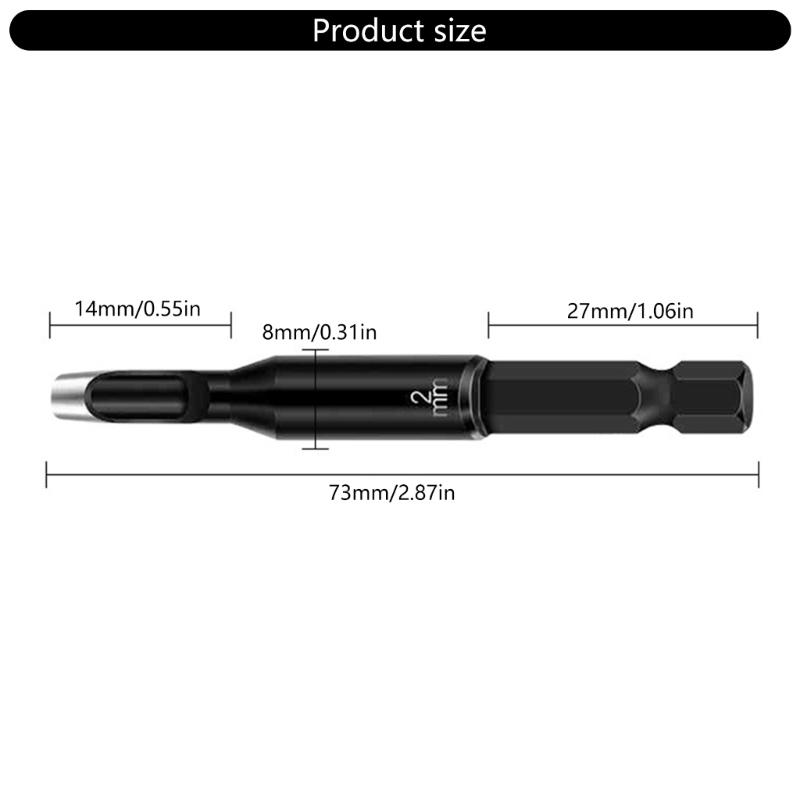 Sechskant-Adapter Elektrische Maschine Hohlstanzer Für Bohrer Pappe Leder Gürtel Kohlenstoffstahl Weiches Material Bohrer