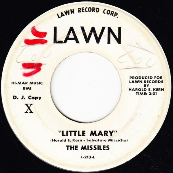 

7inch Record MISSILES Little Mary L213PROMO Lawn 1963 US Rock Used