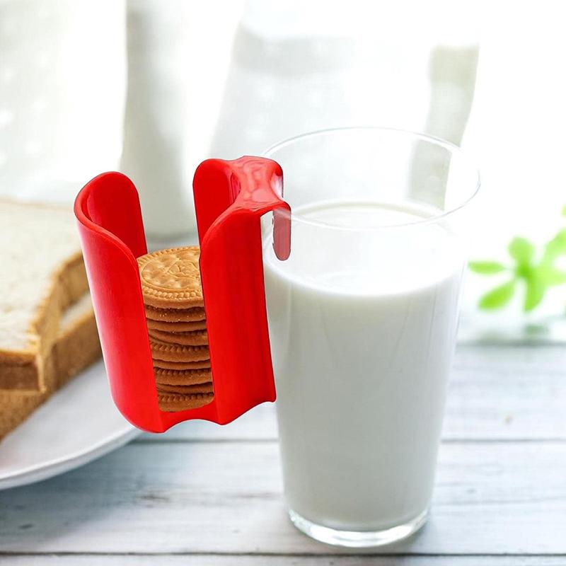 Biscuit Hanger For Drinking Cup Multifunction Biscuit Rack Portable Tea Bag Holder Clip Bottle Gadget Cookies Cup Accessories
