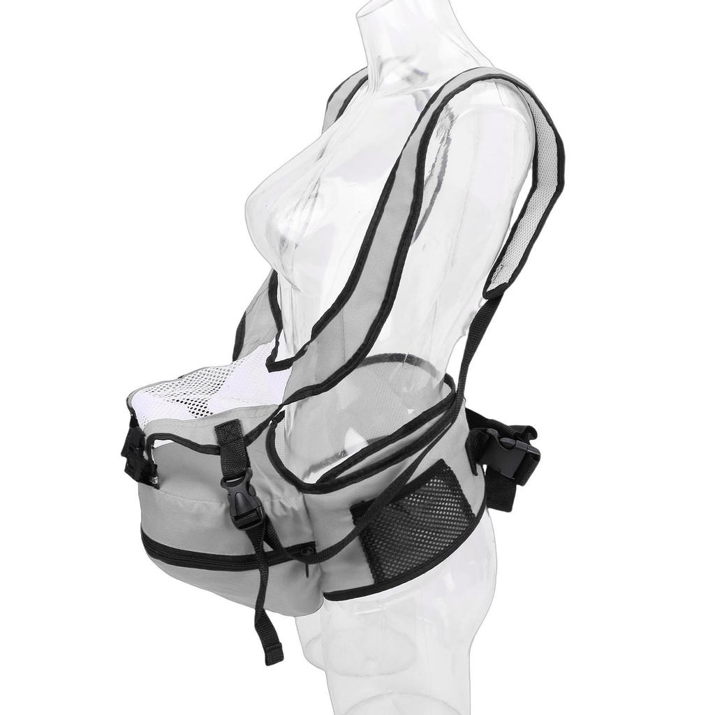 Baby Carrier Ergonomic Lightweight Breathable Comfortable Portable Infant Carrier with Hip Seat for 0-36 Months
