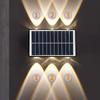 Warm/White/RGB Lights Solar Wall Lamp IP65 Waterproof Automatic Outdoor Lighting  Courtyard