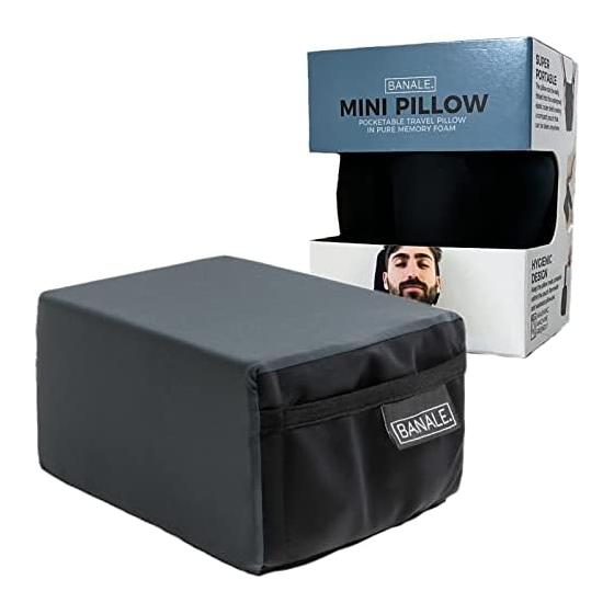 BANALE. Neck Pillow, Portable Pillow, Travel Pillow, Outdoor Pillow, Neck Pillow, Travel, Airplane, In-flight, Car, Memory Foam Cushion, No Air