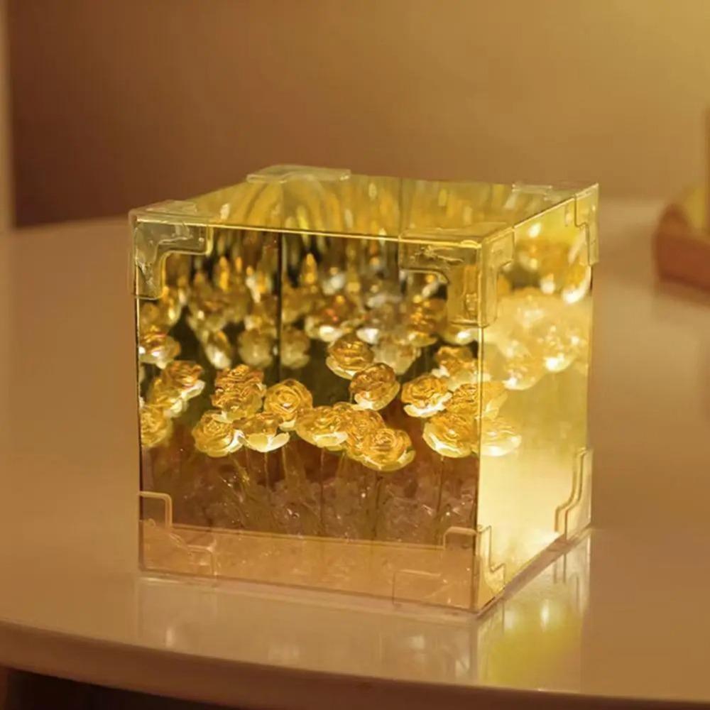 Desktop Decoration Cube Night Light DIY Material Atmosphere Lamp  Living Room