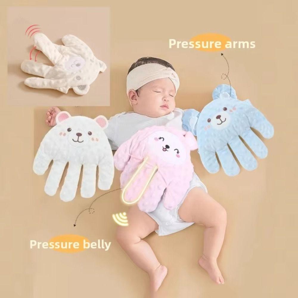 Ergonomic Babies Soothing Palms Automatic Slap Soothing Hand Pillow Baby Sleep Aid Pillow  Baby Toy