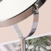 1PC high definition double-sided desktop cosmetic mirror stainless steel magnifying glass cosmetic mirror, small mirror office bedroom table rotation