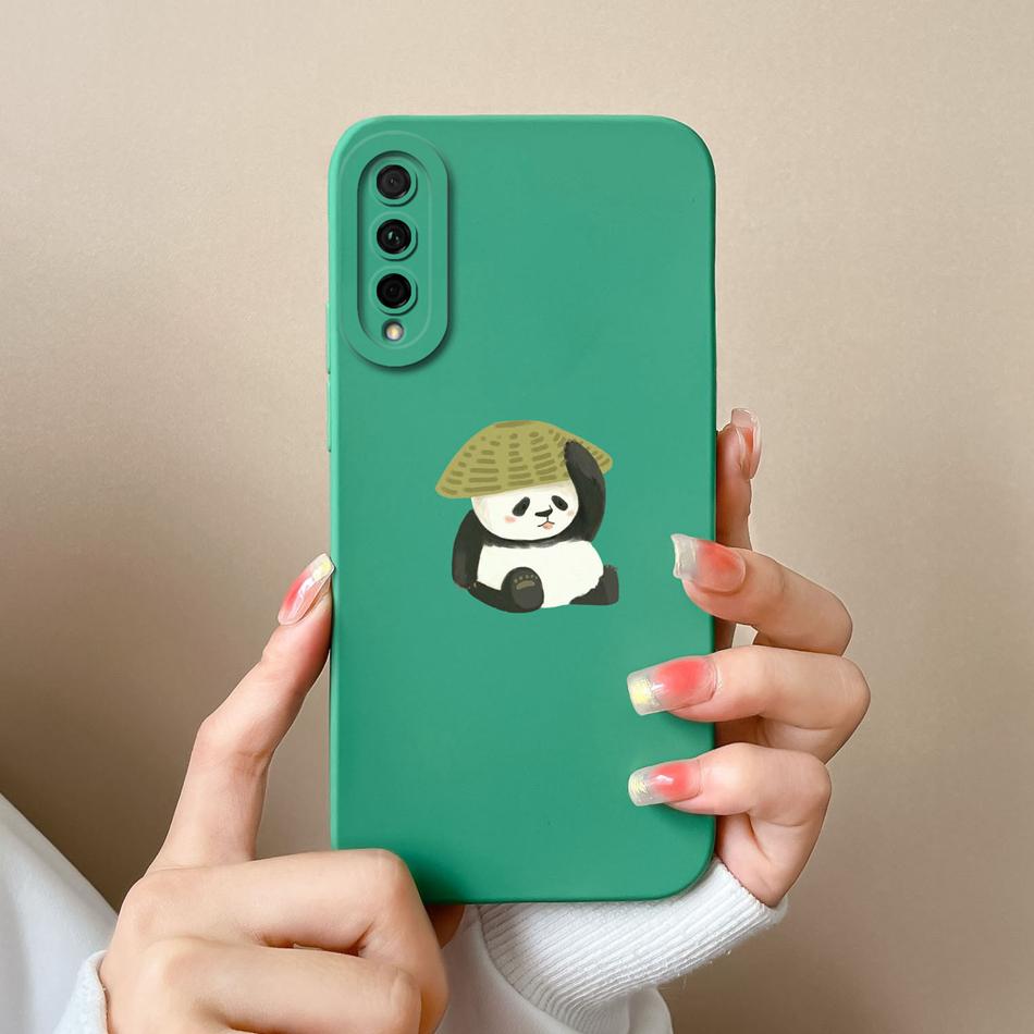 

For Huawei P Smart Pro Case P Smart Z Cover For P Smart 2021 Cute Cartoon Soft Smooth Liquid Silicone Shockproof Phone Cases P Smart Z