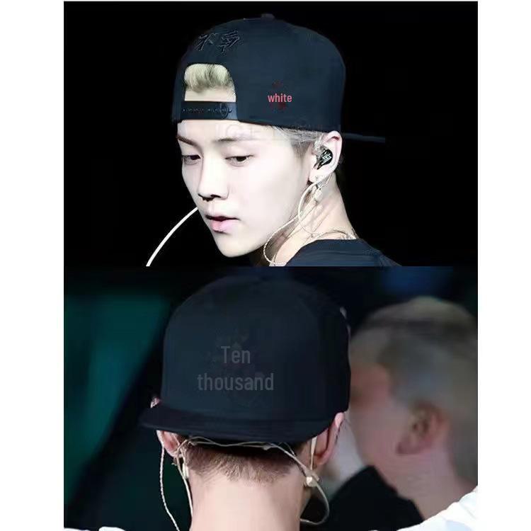 

Модная женская летняя бейсболка в корейском стиле — защита от солнца для путешествий, отдыха на природе и пар Lu Han hip-hop hat чёрный