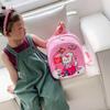 Cute Pink Cat Nylon Backpack For Preschoolers Trendy And Breathable School Bag