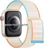 Compatible Apple iWatch11 Double Section Nylon Loop Strap Ultra3 Woven Band